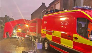 Woningbrand Leliestraat