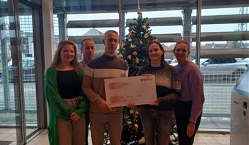 Zottegem zamelt 1440 euro in voor de Warmste Week